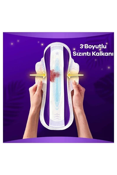 Orkid Orkid Platinum Hijyenik Ped Gece ekstra 56 Adet Anne Kız Paketi - 5