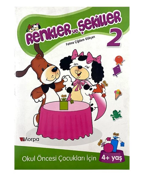 4-5 Yaş Renkler ve Şekiller 2 Morpa Yayınları
