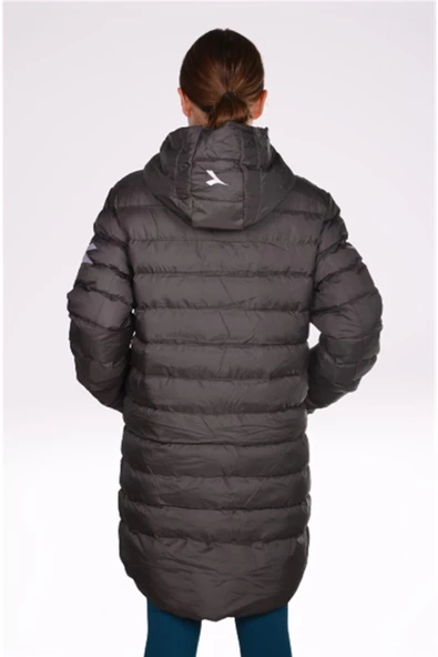 Diadora Roy Anarok - Kadın Antrasit Uzun Şişme Mont - RoyAnarokKdn - 3