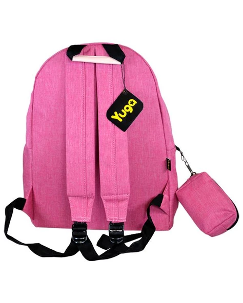 Yuga Keten Sırt Çantası Pembe - 3