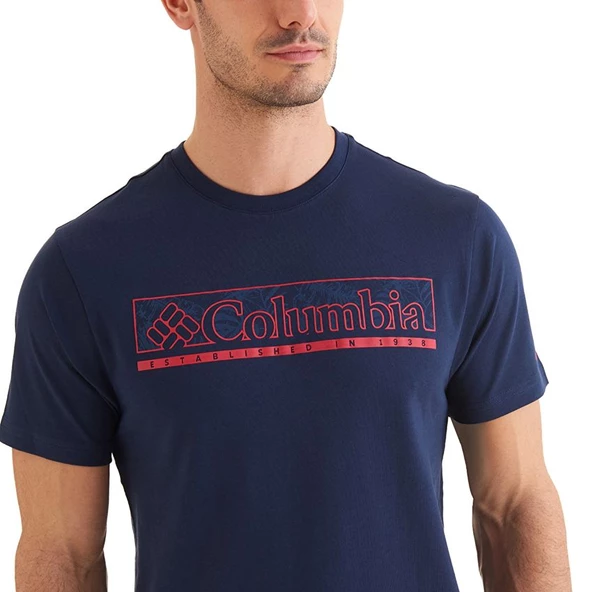 Columbia CSC Branded Nightscape Erkek Kısa Kollu T-shirt CS0379_466 - Resim 4