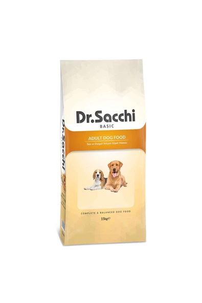 Dr.Sacchi Basic Chicken Yetişkin Köpek Maması 15kg