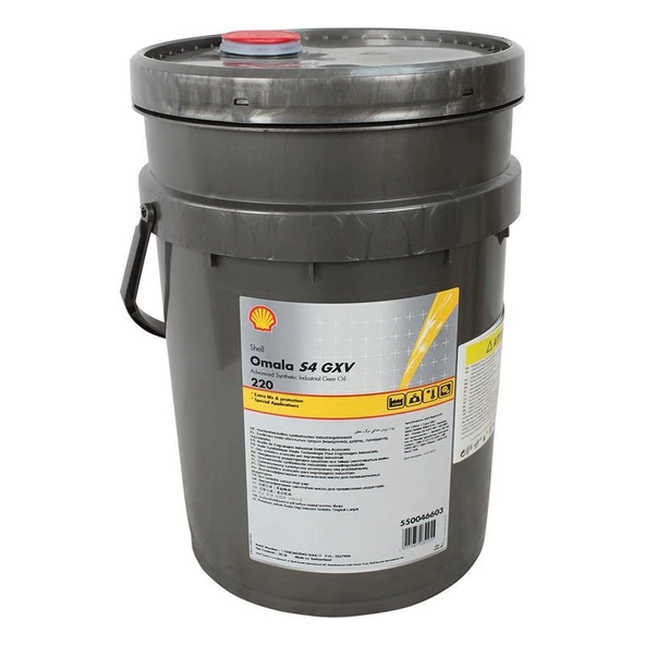 SHELL OMALA S4 GXV 220 KOVA 20 L-ESKİ ADI:OMALA HD 220 - Resim 2