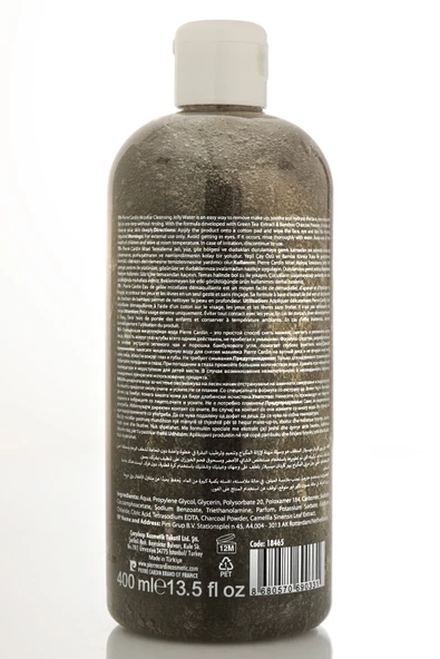 Pierre Cardin Gently Cleansing Micellar Water with Charcoal Powder & Green Tea-Makyaj Temizleme Suyu - 2