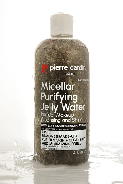 Pierre Cardin Gently Cleansing Micellar Water with Charcoal Powder & Green Tea-Makyaj Temizleme Suyu - 6