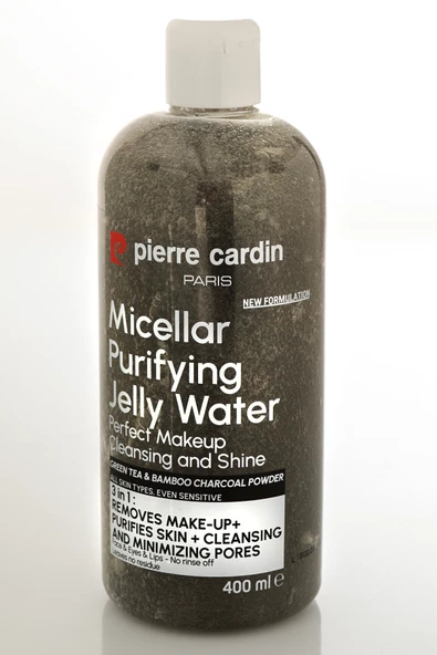 Pierre Cardin Gently Cleansing Micellar Water with Charcoal Powder & Green Tea-Makyaj Temizleme Suyu - 4