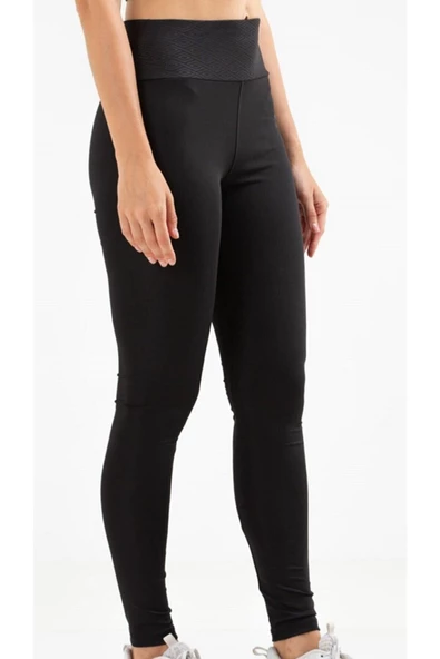 Umbro Hold Tights - Kadın Siyah Yüksek Bel Tayt - VD0028 - 4