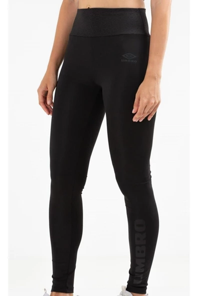 Umbro Hold Tights - Kadın Siyah Yüksek Bel Tayt - VD0028 - 2
