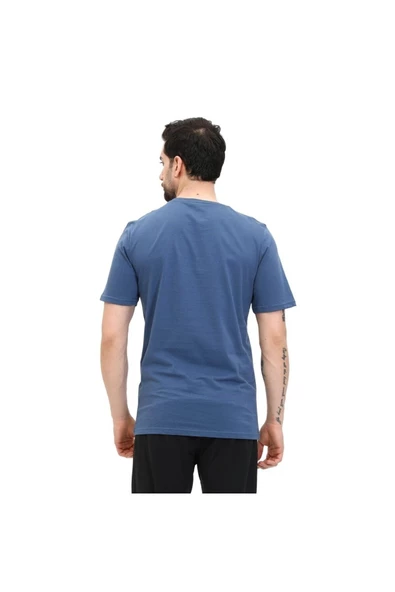 Raru AGNITIO Erkek Pamuklu Petrol Günlük T-shirt - 4