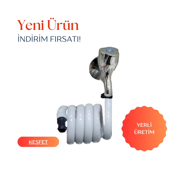 Plasyay Spiral Wc Hortum Matik + Kelepçe Hediye - 2