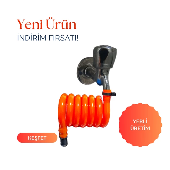 Plasyay Spiral Wc Hortum Matik + Kelepçe Hediye - 3