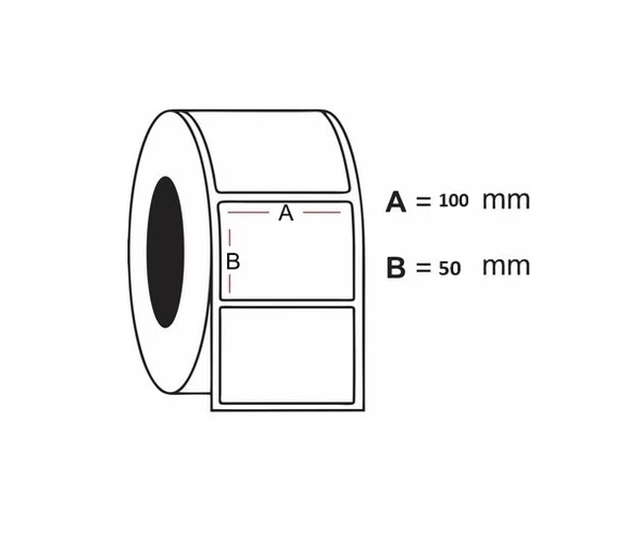 Termal Etiket 100x50mm 1 Rulo