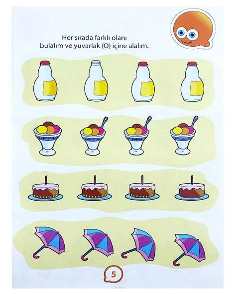 4 Yaş Ya-Pa Q Dikkat! Görsel Dikkat Çalışmaları - 2