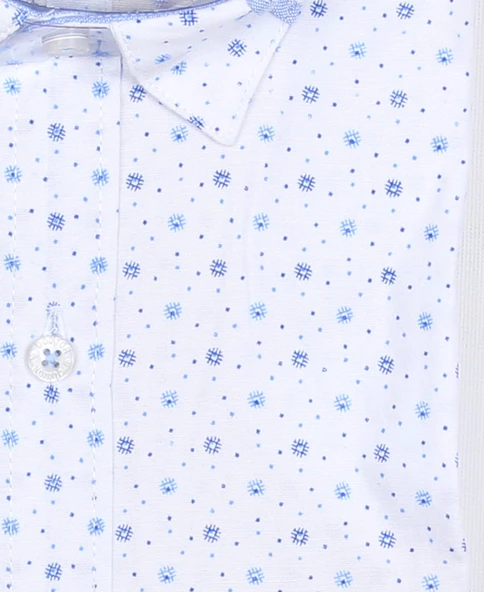 Erkek Çocuk Desenli Uzun Kol Spor Gömlek - 5