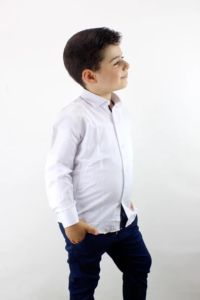 Doctor Junior Erkek Çocuk Gömlek Uzun Kol - 2