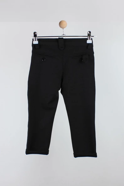 Erkek Çocuk Beli İpli Örme Pantolon - 2