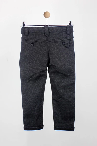 Erkek Çocuk Beli İpli Örme Pantolon - 2