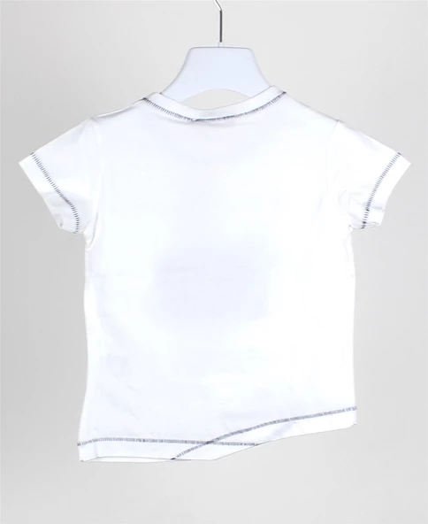 Erkek Bebek Çapraz Kesim Tshirt - 2