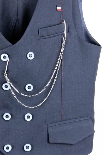 Erkek Çocuk Jogger Pantolonlu Yelek Takım - 4