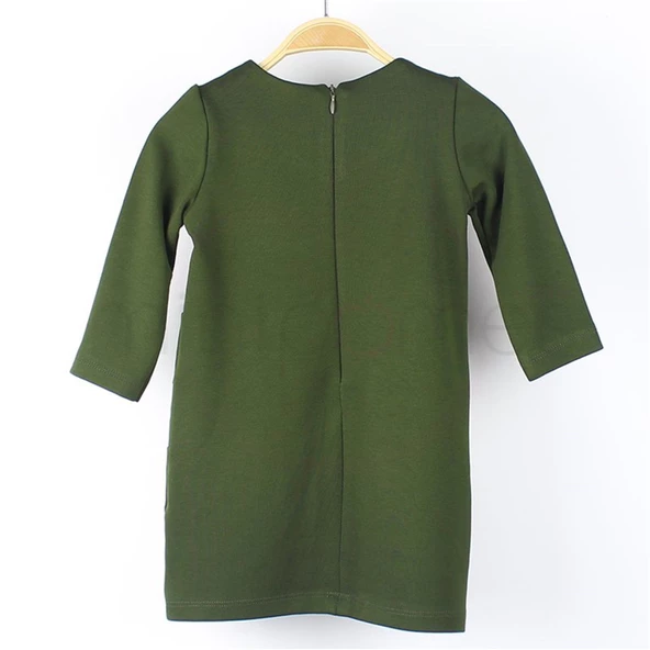 İncity Parça Sıralı Derili Çocuk Elbisesi - 3