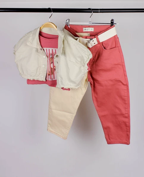 Escabel Kız Çocuk Gömlek Mini - 4