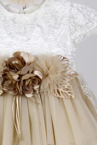 Kız Bebek Kuyruklu Mevlüt Elbise Seti - 4