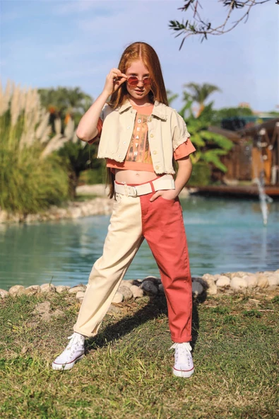 Escabel Kız Çocuk Gömlek Mini - 5