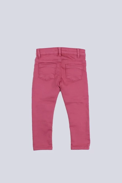 Kız Bebek Elastik Örme Pantolon - 2