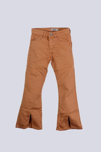 Kız Çocuk İspanyol Paça Örme Pantolon - 2