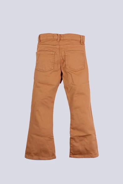 Kız Çocuk İspanyol Paça Örme Pantolon - 3