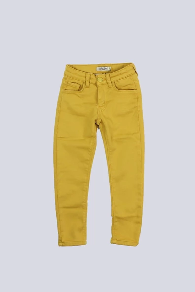 Kız Çocuk Slim Fit Örme Pantolon - 2