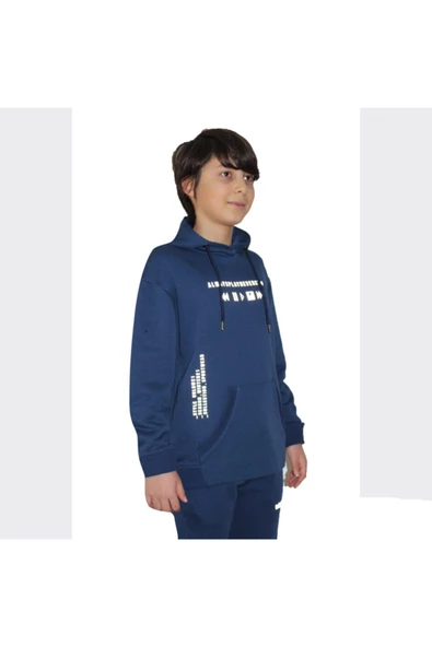 Uhlsport Base - Çocuk Lacivert Pamuklu Sweatshirt - 7212300 - 3