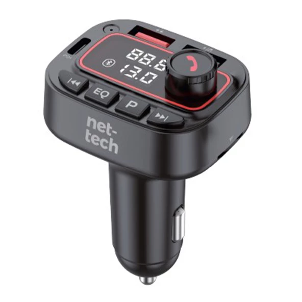 Nettech 30W Bluetooth FM Transmitter Araç Şarj Aleti