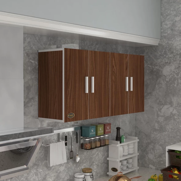 Kenzlife hazır mutfak merta cvz 060*120*32 mutfak banyo dolabı kapaklı raflı