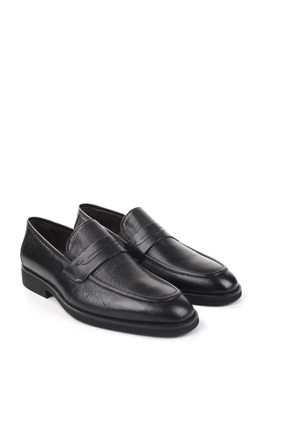 Walkenzo 3726 Hakiki Deri Bağcıksız Rahat Klasik Erkek Ayakkabı