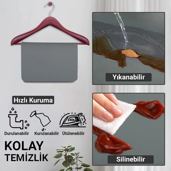 Valerine Life Kahve Makinesi Matı Su Geçirmez Kaymaz Yıkanabilir Çaycı, Çay Espresso Makinesi Pad 35x45cm 27240112 - 5