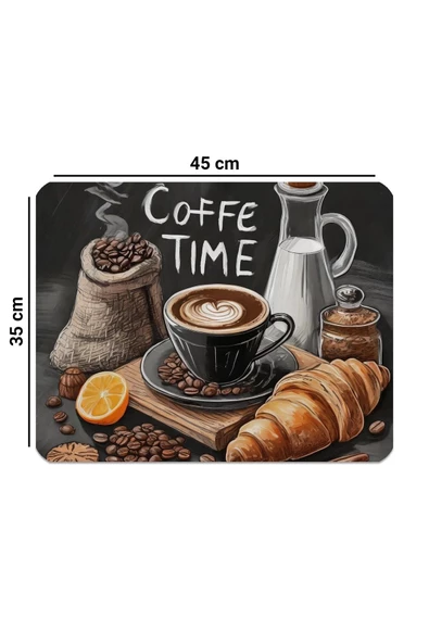 Valerine Life Kahve Makinesi Matı Su Geçirmez Kaymaz Yıkanabilir Çaycı, Çay Espresso Makinesi Pad 35x45cm 27240107 - 4