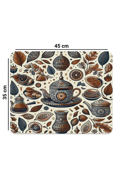 Valerine Life Kahve Makinesi Matı Su Geçirmez Kaymaz Yıkanabilir Çaycı, Çay Espresso Makinesi Pad 35x45cm 27240102 - 4