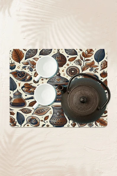 Valerine Life Kahve Makinesi Matı Su Geçirmez Kaymaz Yıkanabilir Çaycı, Çay Espresso Makinesi Pad 35x45cm 27240102 - 3