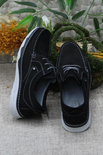 Mehmet Mete 2105-1 Hisaş Nubuk İç Ve Dış Hakiki Deri Erkek Ayakkabı - Resim 6