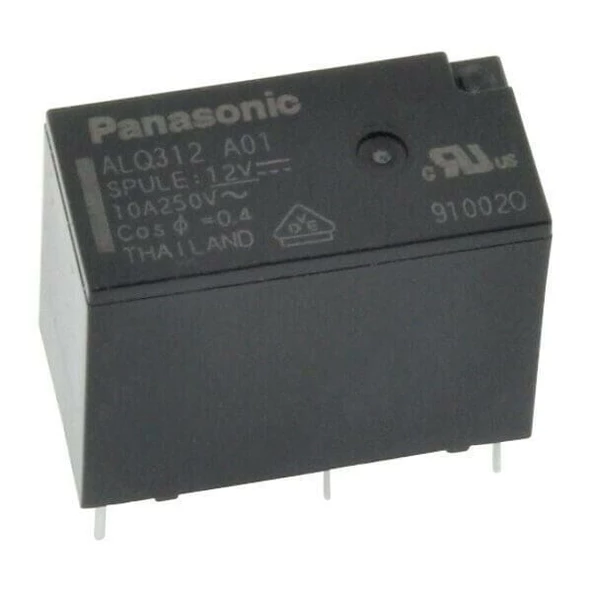 ROLE 12 V 10 AMPER 4 AYAK ALQ312 - 1