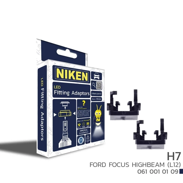 NİKEN H7 FORD FOCUS HIGHBEAM(L12 Led xenon montaj aparatı adaptörü