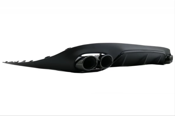 AUTOGP Mercedes w213 coupe c238 arka tampon difüzörü ve egzoz ucu seti 2017+ - Resim 4