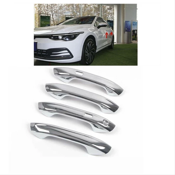 Autogp VOLKSWAGEN GOLF 8 KAPI KOLU KAPLAMA - KROM