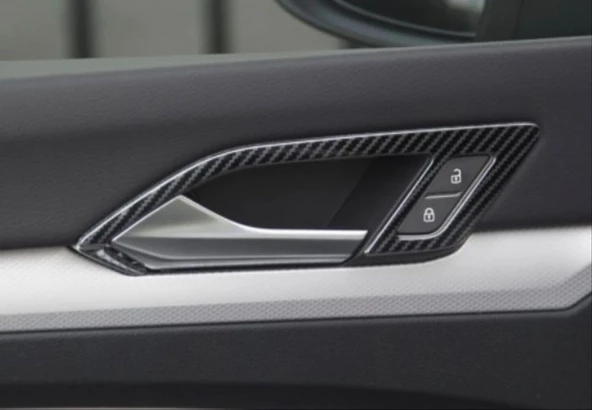 AUTOGP VOLKSWAGEN GOLF 8 IC KAPI ACMA KOLU KAPLAMA - KARBON - 4