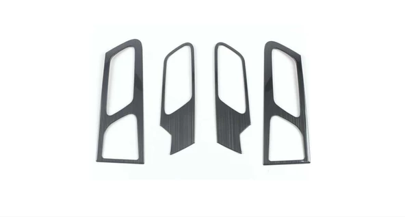 AUTOGP PEUGEOT 2008 IÇ KAPI AÇMA KOLU KAPLAMA - TITANYUM SIYAH