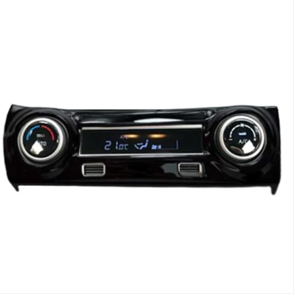 Autogp HYUNDAI KONA KLIMA DÜGME KAPLAMA - PIANO BLACK - 2