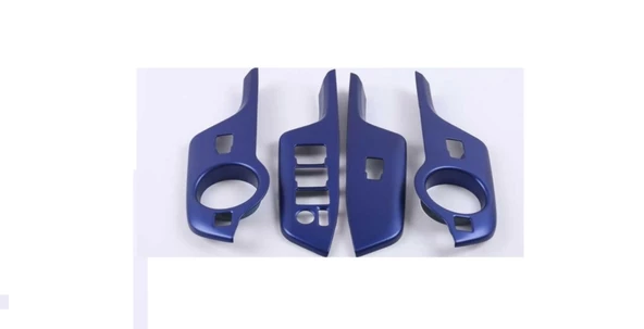 AUTOGP TOYOTA C-HR 2016-2019 KAPI KOLÇAK KAPLAMA MAVİ (ELEKTRİKLİ AYNA DÜĞMELİ MODEL)