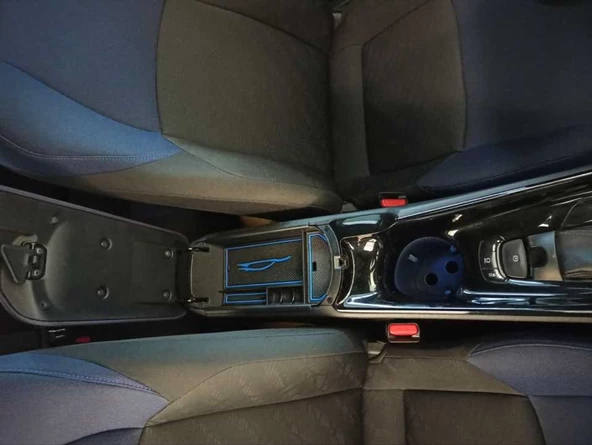 AUTOGP TOYOTA C-HR 2016-2019 ORTA KONSOL KUTUSU MAVI