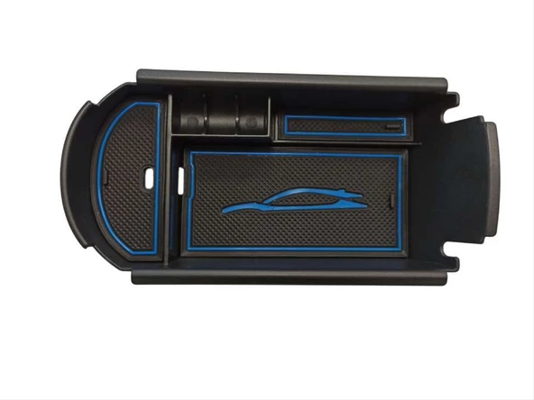 AUTOGP TOYOTA C-HR 2016-2019 ORTA KONSOL KUTUSU MAVI - 3